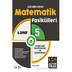 LGS Altın Oran Matematik Fasikülleri 5 Doğrusal Denklemler ve Eşitsizlikler