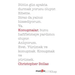 Konuşmalar - Christopher Bollas - Okuyan Us Yayınları