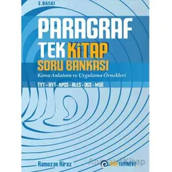 Tek Kitap Paragraf Soru Bankası/ TYT- AYT – KPSS - ALES – DGS - MSÜ - Ramazan Kiraz - NSN Yayınevi