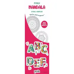 Puslu Mandala Çocuk Ayraç/ Harfler - Kolektif - Puslu Yayıncılık