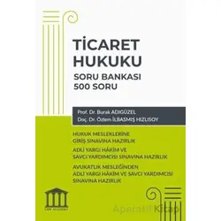 Ticaret Hukuku Soru Bankası - Hukuk Mesleklerine Giriş Sınavına Hazırlık