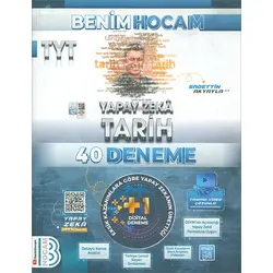 TYT Tarih 40 Deneme (Kampanyalı) Benim Hocam