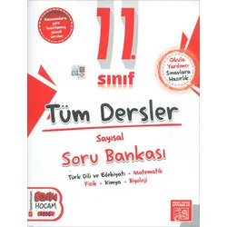 11.Sınıf Sayısal Tüm Dersler Soru Bankası (Kampanyalı) Benim Hocam