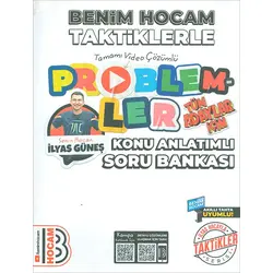 Tüm Adaylar İçin Taktiklerle Problemler Konu Anlatımlı Soru Bankası (Kampanyalı) Benim Hocam