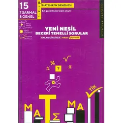 8.Sınıf LGS Matematik 15 li Deneme (Kampanyalı) Matsev Yayıncılık