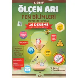 6.Sınıf Fen Bilimleri Deneme Sınavı (Kampanyalı) Arı Yayıncılık
