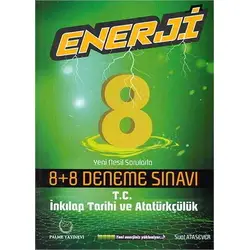 8.Sınıf T.C. İnkılap Tarihi ve Atatürkçülük Deneme Sınavı (Kampanyalı) Palme Yayınevi