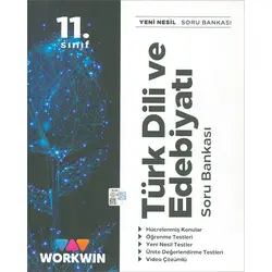 11.Sınıf Türk Dili ve Edebiyatı Soru Bankası (Kampanyalı) Workwin Yayınları