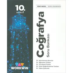 10.Sınıf Coğrafya Soru Bankası (Kampanyalı) Workwin Yayınları