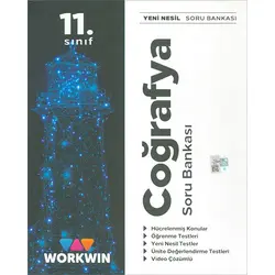 11.Sınıf Coğrafya Soru Bankası (Kampanyalı) Workwin Yayınları