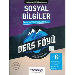 6.Sınıf Sosyal Bilgiler Konu Özetli Soru Bankası (Kampanyalı) Tambilgi Yayınları