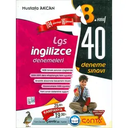 8.Sınıf İngilizce Denemeleri (Kampanyalı) Çanta