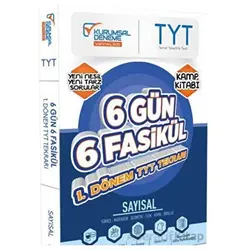 TYT Sayısal 6 Gün 6 Fasikül Yarıyıl Genel Tekrar Kamp Kitabı (Kampanyalı) Kurumsal Deneme Yayınları