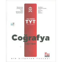 TYT Coğrafya Defteri (Kampanyalı) Faz Yayınları