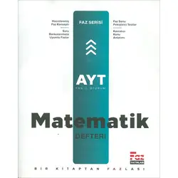 AYT Matematik Defteri (Kampanyalı) Faz Yayınları