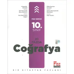 10.Sınıf 20 Fazda Coğrafya (Kampanyalı) Faz Yayınları