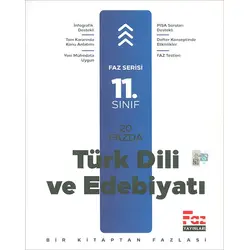 11.Sınıf 20 Fazda Türk Dili ve Edebiyatı (Kampanyalı) Faz Yayınları