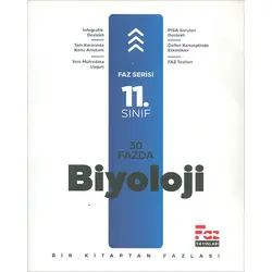 11.Sınıf 30 Fazda Biyoloji (Kampanyalı) Faz Yayınları