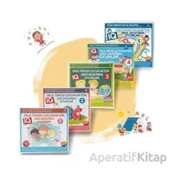 4-5-6-7 Yaş ve Üzeri Çocuklar İçin IQ Zeka Geliştiren Akıl Oyunları (5 Kitap)