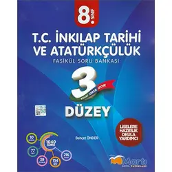 Martı Okul 8.Sınıf T.C. İnkılap Tarihi ve Atatürkçülük Fasikül Soru Bankası