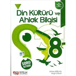 Nitelik 8.Sınıf Din Kültürü ve Ahlak Bilgisi Soru Kitabı