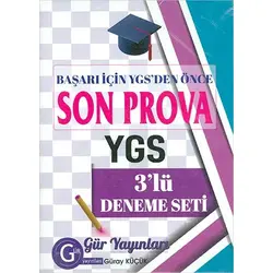 Gür Yayınları YGS Son Prova 3’lü Deneme Seti - 2017