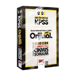 2026 KPSS Lise-Önlisans Orijinal 2010-2024 Konu Konu Çıkmış Sorular Yargı Yayınevi