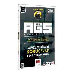 2025 MEB-AGS Mevzuat Bilgisi Soru-Cevap Genel Tekrar Kitabı (Özgür Özkınık) Yargı Yayınevi