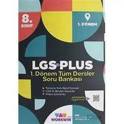 8. Sınıf LGS 1. Dönem Tüm Dersler Soru Bankası Workwin Plus Yayınları