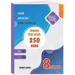 Yok Yok Yayınları 8. Sınıf Matematik Veri Analizi Tamamı Yeni Nesil Soru Bankası