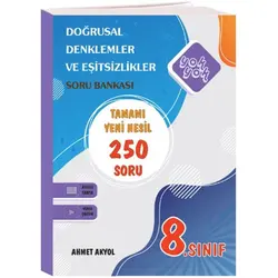 Yok Yok Yayınları 8. Sınıf Matematik Denklem ve Eşitsizlikler Yeni Nesil Soru Bankası