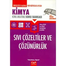 Kimya Sıvı Çözeltiler ve Çözünürlük (Kampanyalı) Çap Yayınları