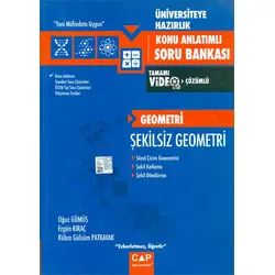 Geometri Şekilsiz Geometri Konu Anlatımlı Soru Bankası (Kampanyalı) Çap Yayınları