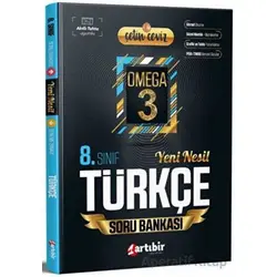 8.Sınıf Omega 3 Türkçe Soru Bankası (Kampanyalı) Artıbir Yayınları