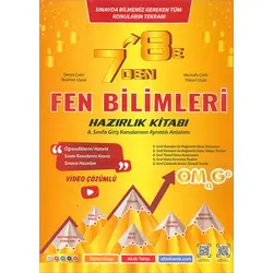 7 Den 8 E LGS Fen Bilimleri Hazırlık Kitabı (Kampanyalı) Omage Yayınları