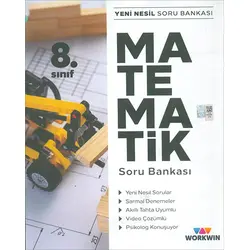 8.Sınıf Matematik Soru Bankası (Kampanyalı) Workwin Yayınları