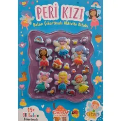 Peri Kızı Balon Çıkartmalı Aktivite Kitabı - Kollektif - Yumurcak Yayınları