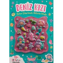Deniz Kızı Balon Çıkartmalı Aktivite Kitabı - Kollektif - Yumurcak Yayınları