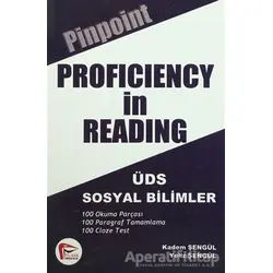 Proficiency İn Reading ÜDS Sosyal Bilimler - Kadem Şengül - Pelikan Tıp Teknik Yayıncılık