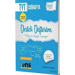TYT Coğrafya Destek Defterim (Kampanyalı) ENS Yayıncılık