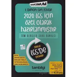 8.Sınıf LGS 1.Dönem Tüm Dersler Maksimum Soru Bankası (Kampanyalı) Tambilgi Yayınları