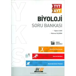TYT AYT Biyoloji Soru Bankası (Kampanyalı) Hız ve Renk Yayınları