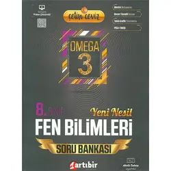 8.Sınıf Çetin Ceviz Omega 3 Fen Bilimleri Soru Bankası (Kampanyalı) Artıbir Yayınları