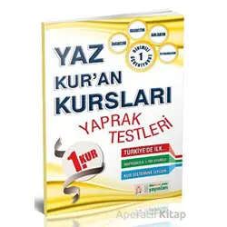 Yaz Kuran Kursları Yaprak Test 1. Kur - DDY Yayınları