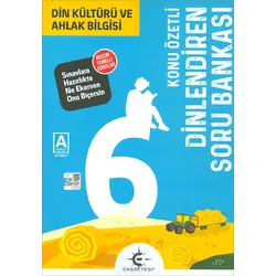 6.Sınıf Din Kültürü Ve Ahlak Bilgisi Dinlendiren Soru Bankası (Kampanyalı) Eker Test Yayınları