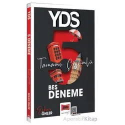2025 YDS Tamamı Çözümlü 5 Deneme - Erkan Önler - Yargı Yayınevi