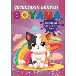 Çocukların Dünyası Boyama Kitabı 10 – Sevimli Kediler - Kabile Çocuk