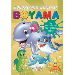 Çocukların Dünyası Boyama Kitabı 9 – Deniz Canlıları - Kabile Çocuk