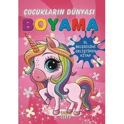Çocukların Dünyası Boyama Kitabı 5 - Tek Boynuzlu At - Kabile Çocuk