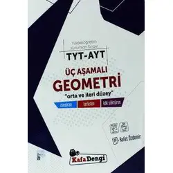 Kafadengi TYT AYT Üç Aşamalı Geometri Soru Bankası
